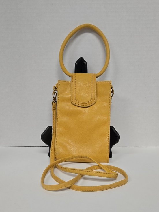 HOBO Handbags - Hobo Yellow Leather Crossbody Phone Bag GUC 5"x7.25"x1.5"